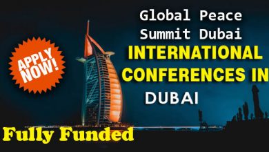 Photo of GLOBAL PEACE SUMMIT 2022 – FULLY FUNDED TO DUBAI