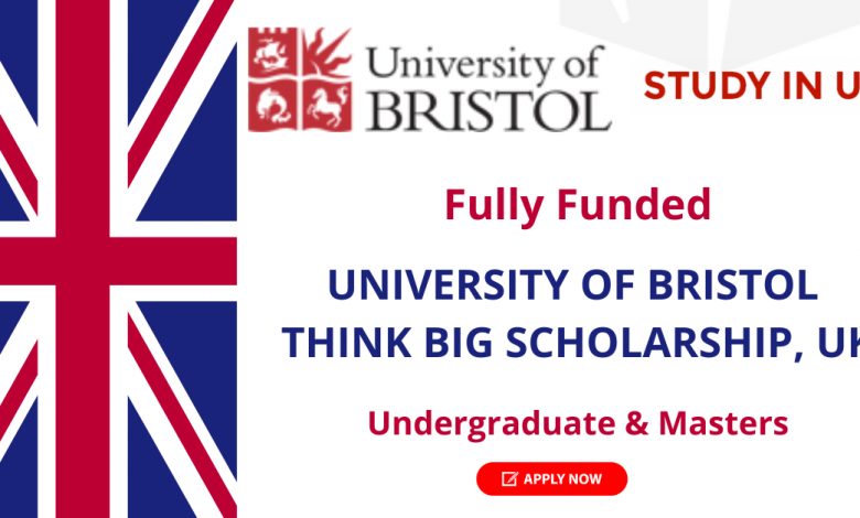 University of Bristol Think Big Undergraduate Scholarships