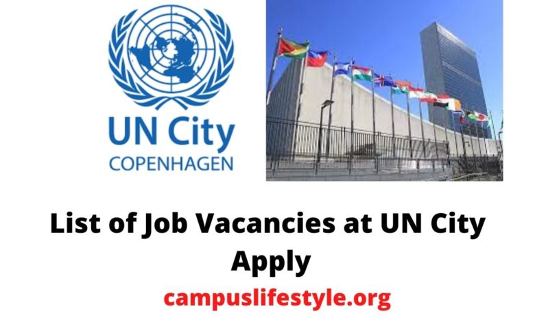 List of Job Vacancies at UN City