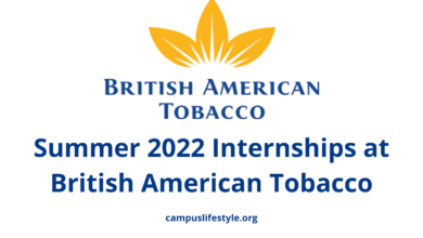 Photo of Summer 2022 Internships at British American Tobacco