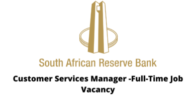 Photo of South African Reserve Bank (SARB)- Customer Services Manager -Full-Time Job Vacancy