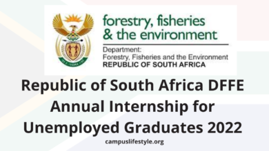 Photo of Republic of South Africa DFFE Annual Internship for Unemployed Graduates 2022