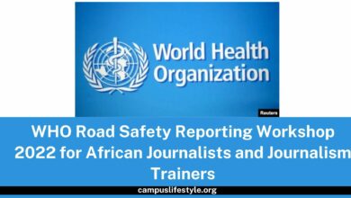 Photo of WHO Road Safety Reporting Workshop 2022 for African Journalists and Journalism Trainers