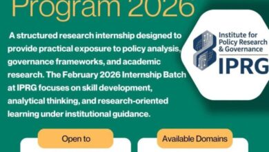 The Institute for Policy Research & Governance (IPRG) Fully Remote Research Internship Opportunity. Apply Now for 2026