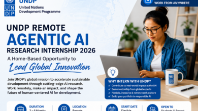 UNDP Remote Agentic AI Research Internship 2026: A Home-Based Opportunity to Lead Global Innovation