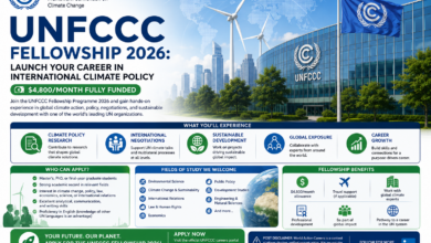 UNFCCC Fellowship 2026 Launch Your Career in International Climate Policy ($4,800Month Fully Funded)