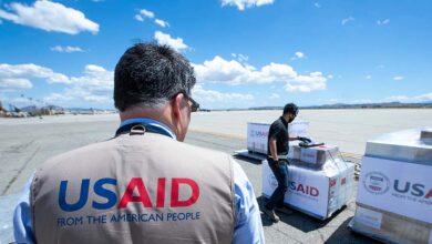 Young professionals working in USAID x7 Entry-Level Jobs 2026 in the USA, engaging in global development and administrative tasks with monthly salaries up to $5,800.