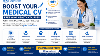 Boost Your Medical CV: Free WHO Health Courses with International Certificates