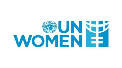 UN Women home-based administrative assistant working remotely on a laptop managing scheduling, emails, and virtual meetings for a United Nations office environment.